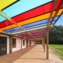 Load image into Gallery viewer, Multiwall Polycarbonate Glazing Sheet