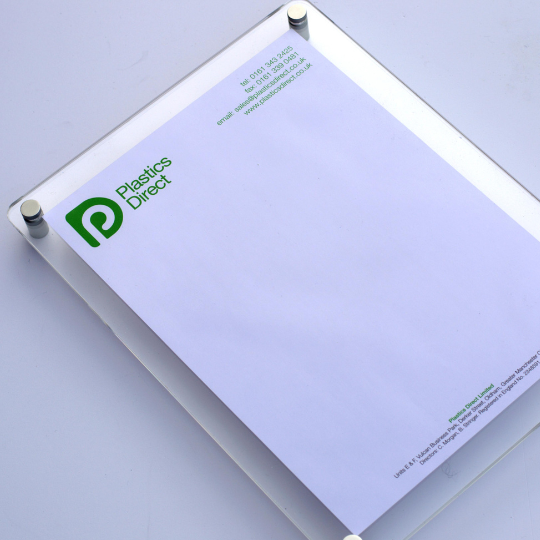 Poster Display Panel Set - Acrylic